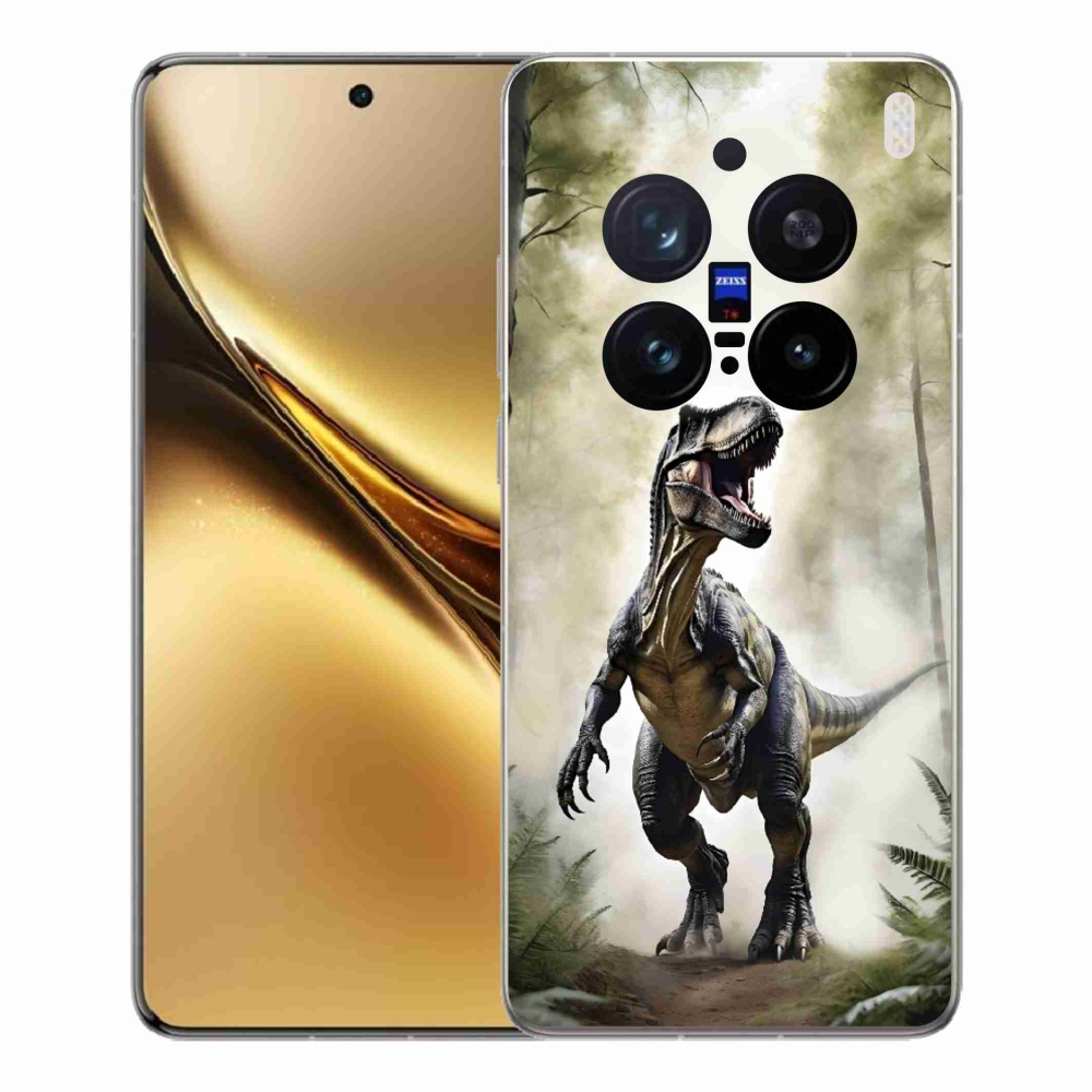 Gélový kryt mmCase na Vivo X200 Pro 5G - naštvaný T-Rex