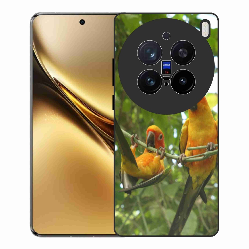 Gélový kryt mmCase na Vivo X200 Pre 5G - papagáje aratingy