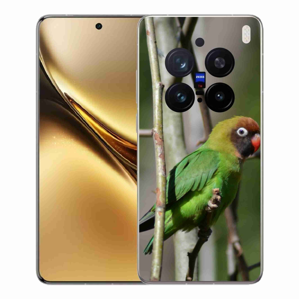 Gélový kryt mmCase na Vivo X200 Pro 5G - papagáj agapornis
