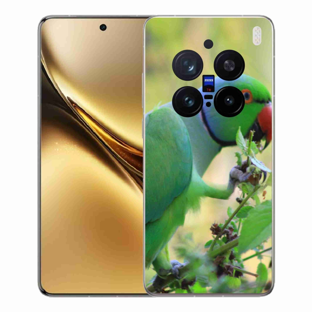 Gélový kryt mmCase na Vivo X200 Pre 5G - papagáj Alexandr