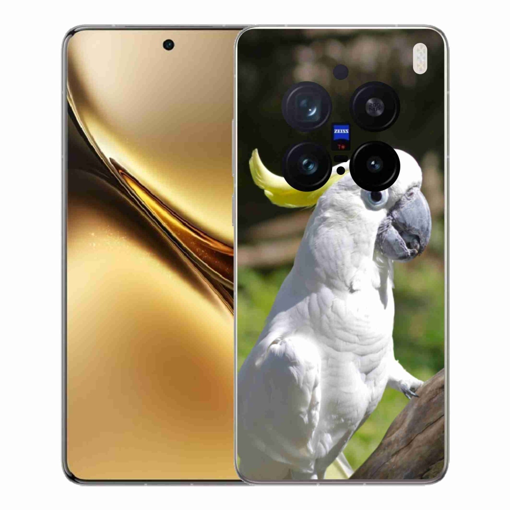 Gélový kryt mmCase na Vivo X200 Pro 5G - papagáj kakadu 2