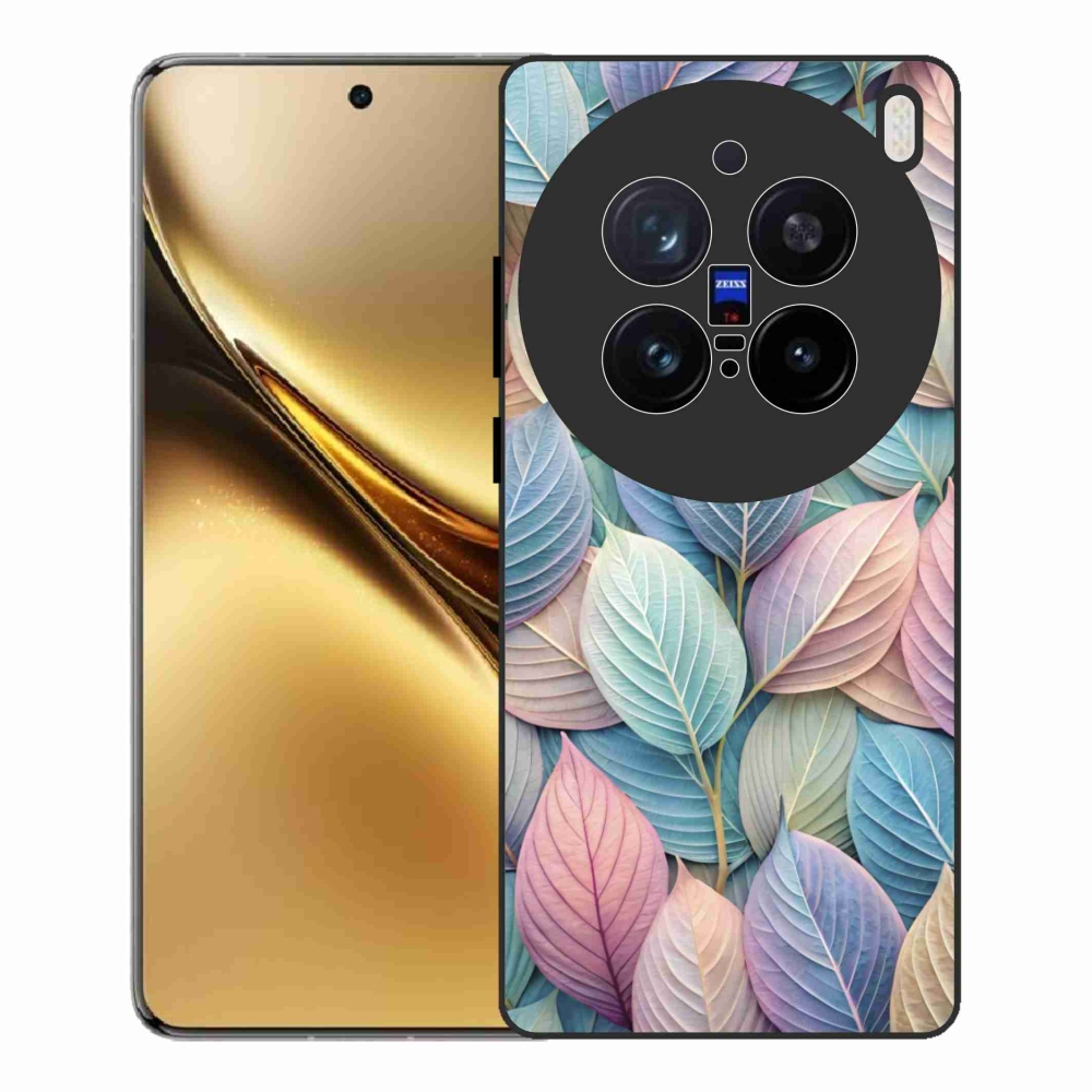 Gélový kryt mmCase na Vivo X200 Pre 5G - pastelové listy