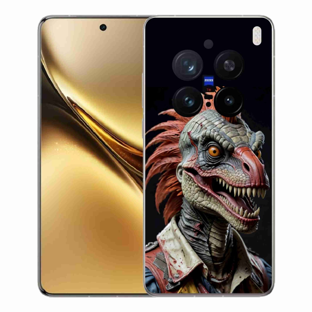 Gélový kryt mmCase na Vivo X200 Pro 5G - punk dinosaurus