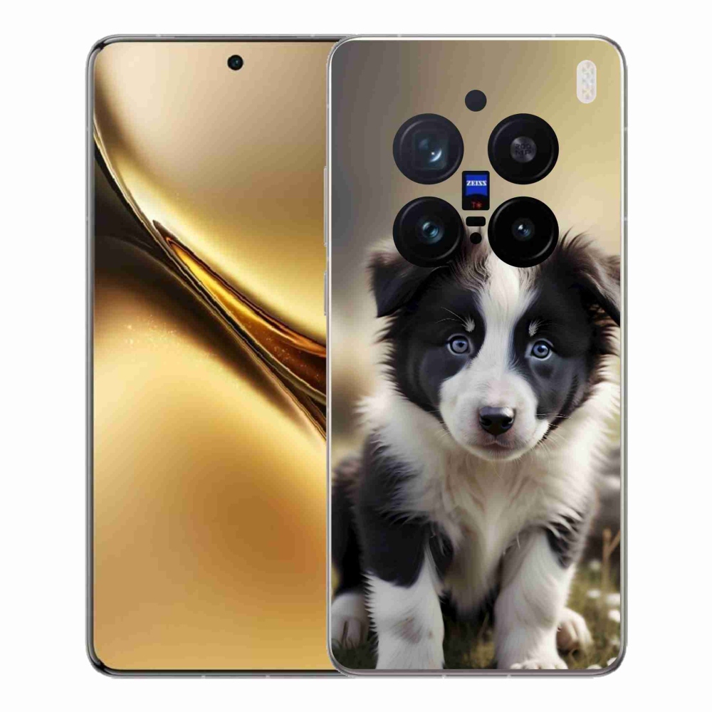 Gélový kryt mmCase na Vivo X200 Pro 5G - roztomilá border kólia