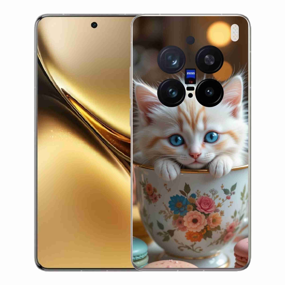 Gélový kryt mmCase na Vivo X200 Pro 5G - roztomilé mačiatko 6