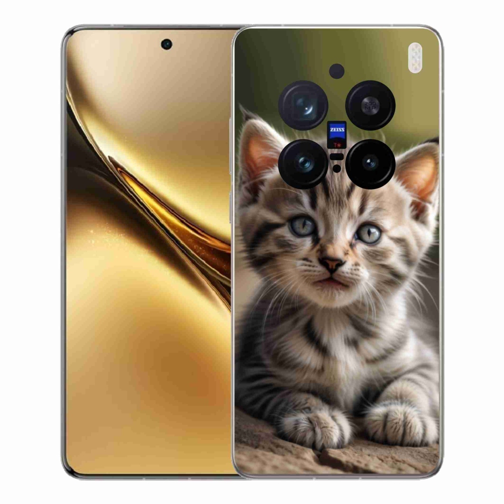 Gélový kryt mmCase na Vivo X200 Pro 5G - roztomilé mačiatko 9