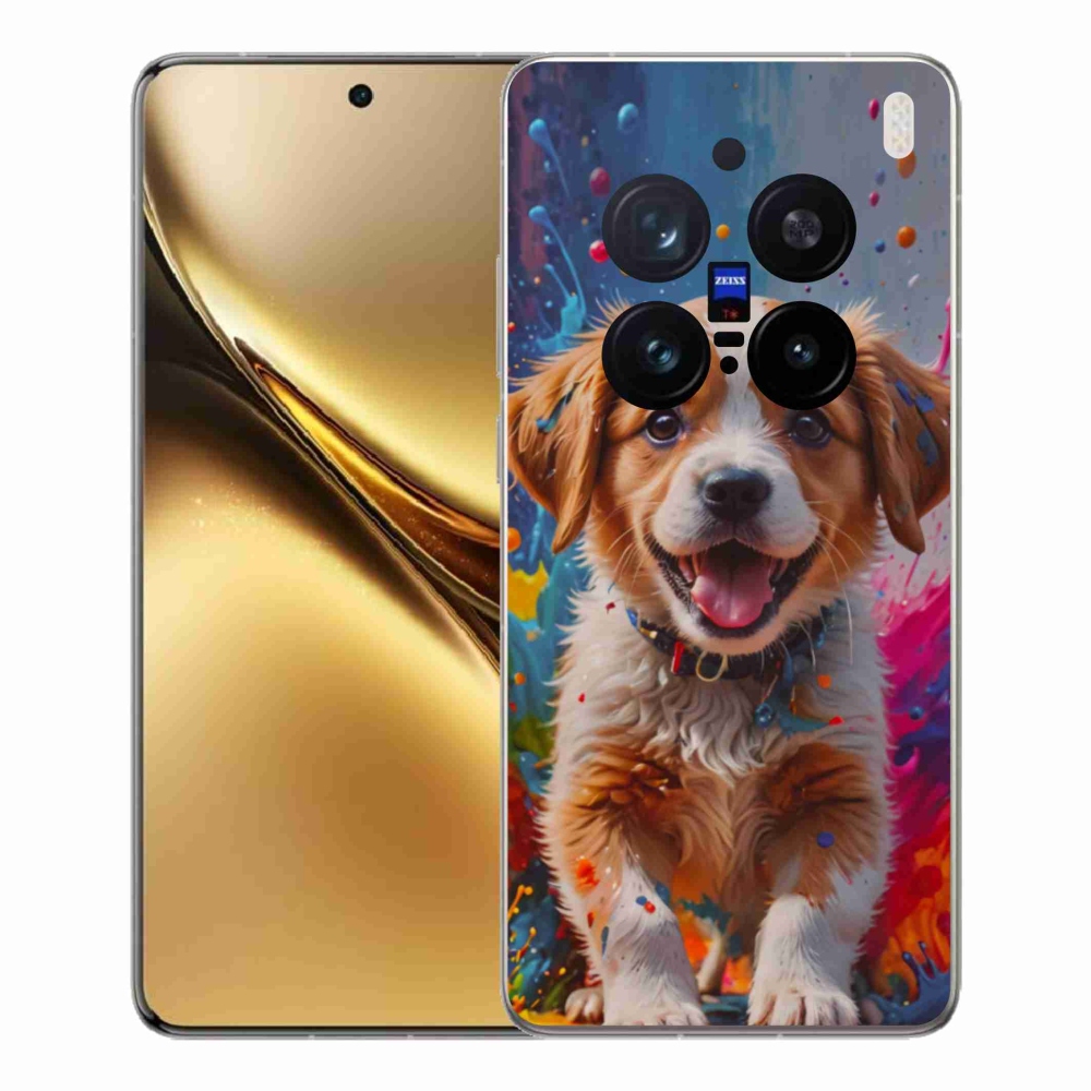 Gélový kryt mmCase na Vivo X200 Pro 5G - roztomilé šteňa 3