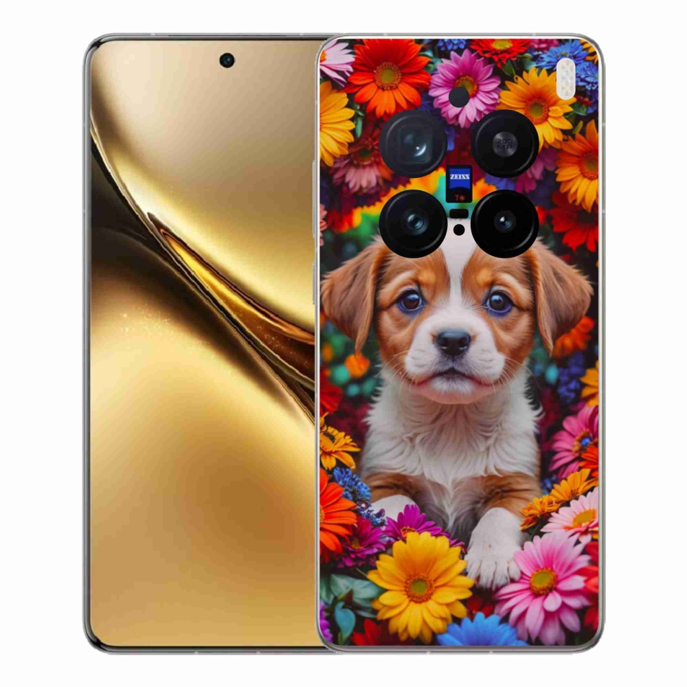 Gélový kryt mmCase na Vivo X200 Pro 5G - roztomilé šteňa