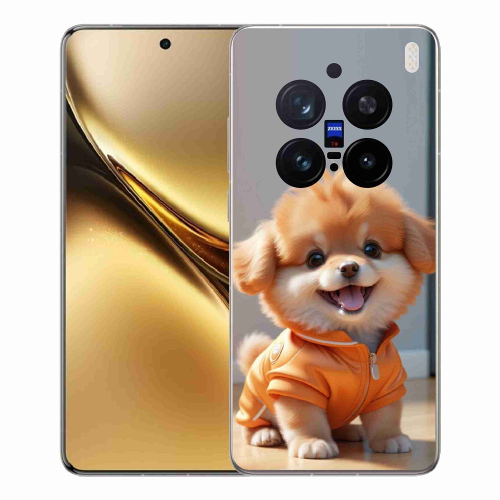 Gélový kryt mmCase na Vivo X200 Pro 5G - roztomilý pomeranian v mikine