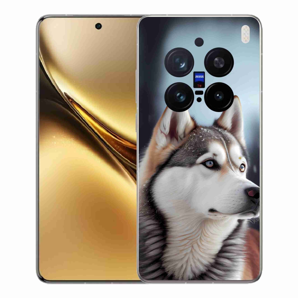 Gélový kryt mmCase na Vivo X200 Pro 5G - sibírsky husky