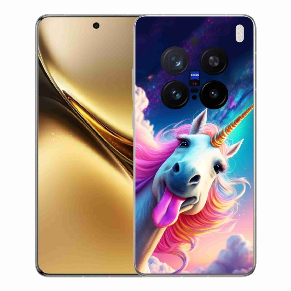 Gélový kryt mmCase na Vivo X200 Pro 5G - šialený jednorožec