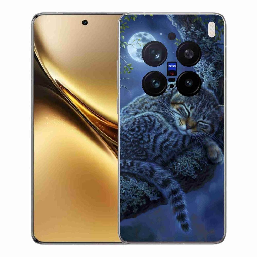 Gélový kryt mmCase na Vivo X200 Pro 5G - spiaca mačka