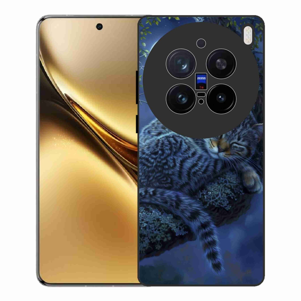 Gélový kryt mmCase na Vivo X200 Pro 5G - spiaca mačka