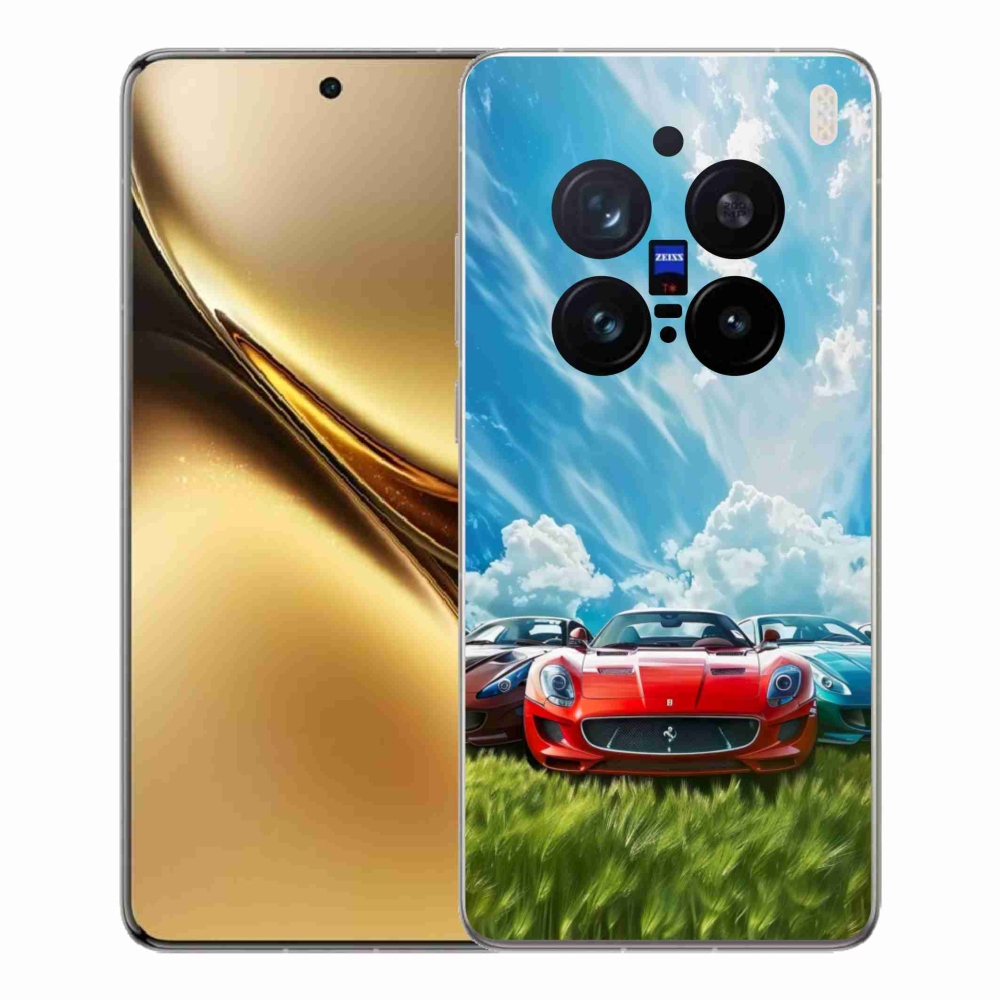 Gélový kryt mmCase na Vivo X200 Pro 5G - športové vozidlá