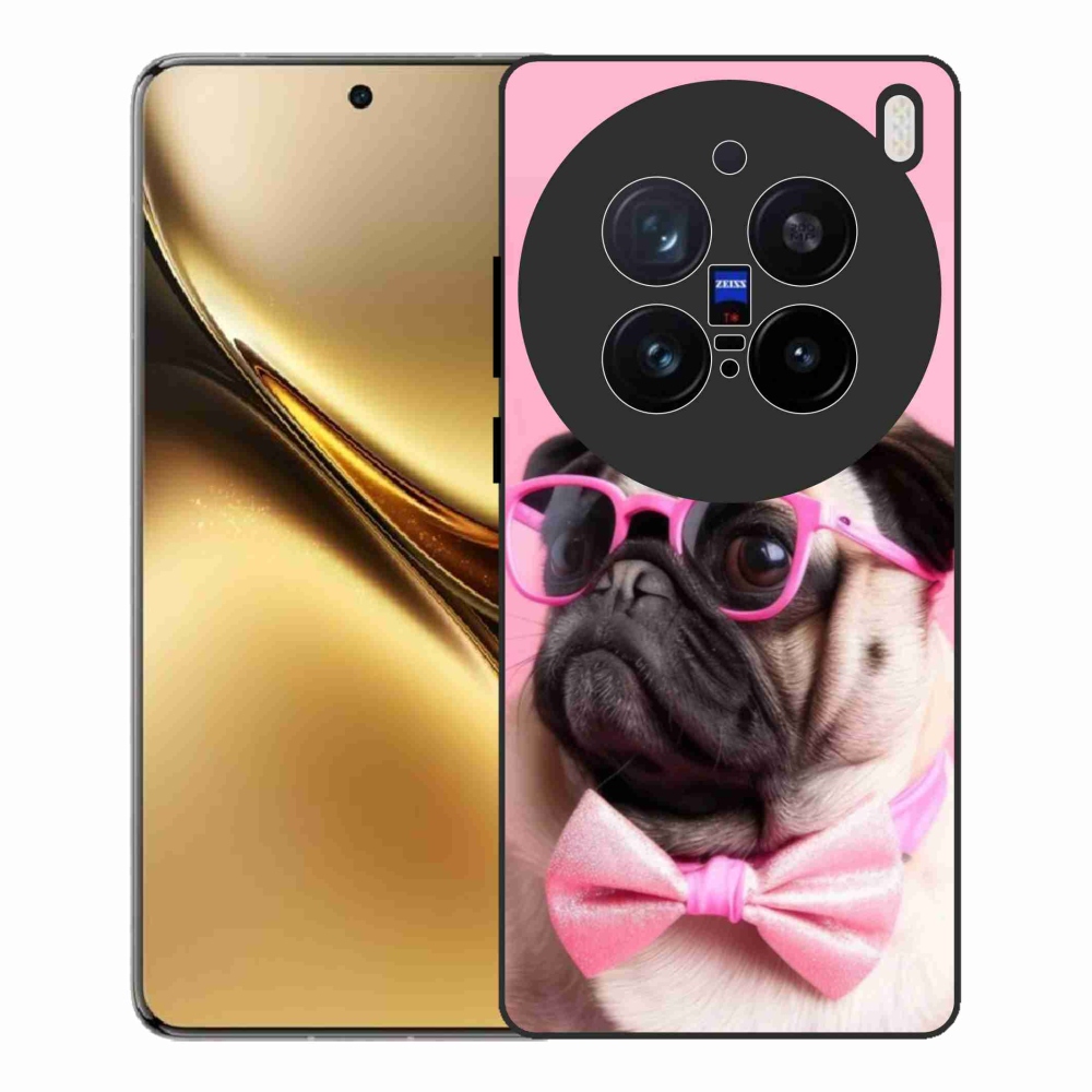 Gélový kryt mmCase na Vivo X200 Pro 5G - štýlový mops