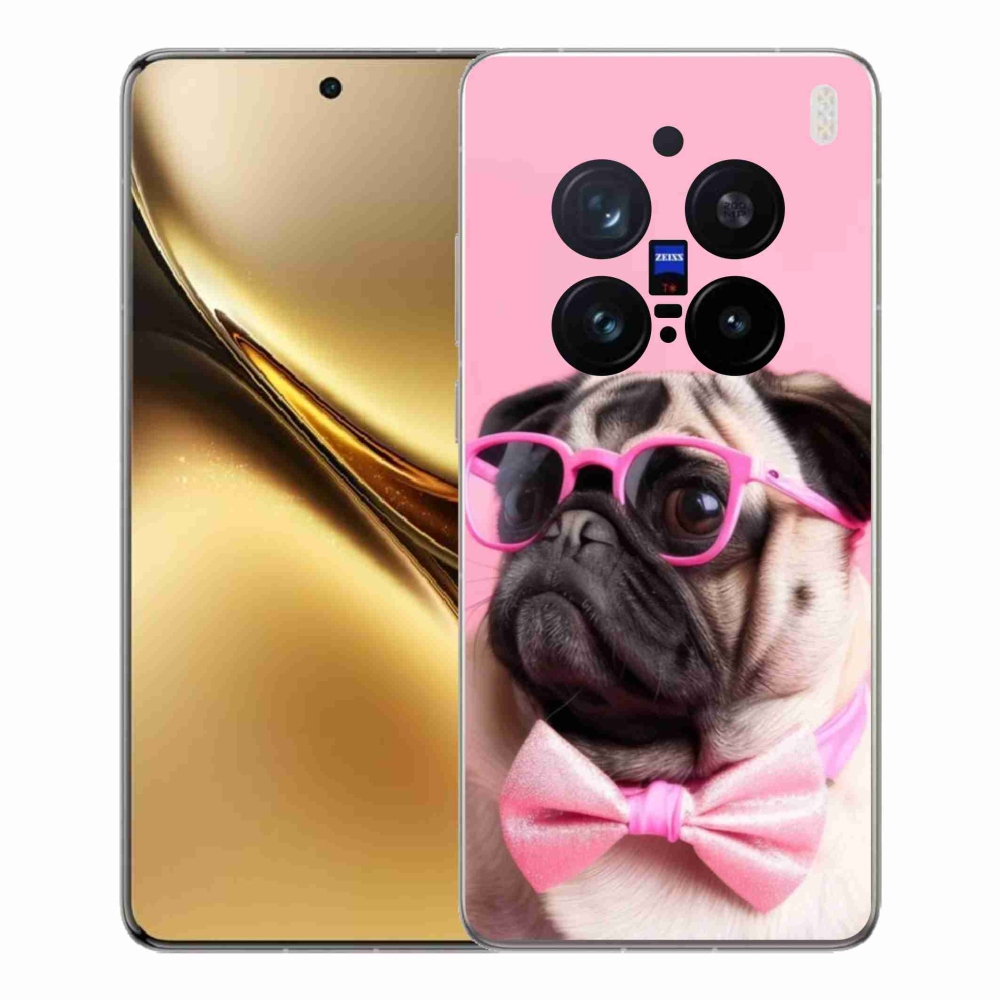 Gélový kryt mmCase na Vivo X200 Pro 5G - štýlový mops