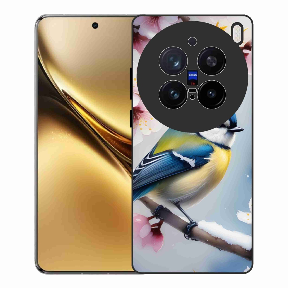 Gélový kryt mmCase na Vivo X200 Pro 5G - sýkorka