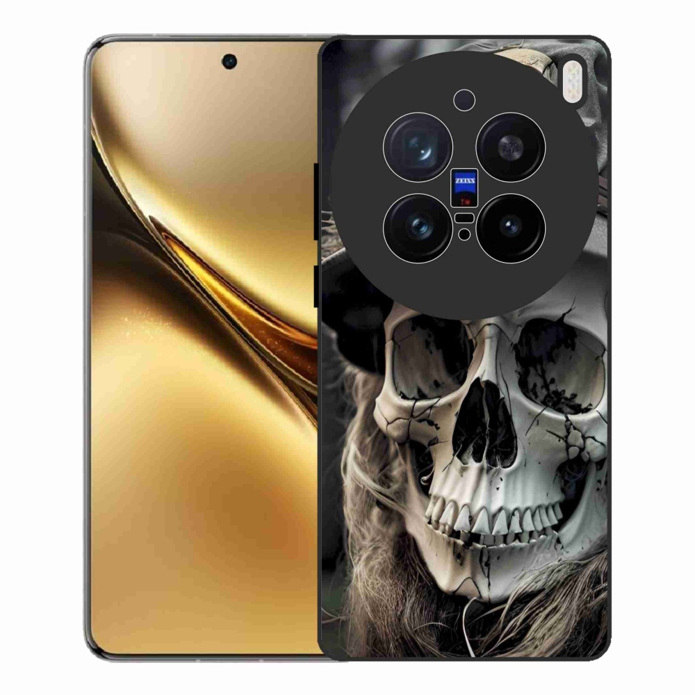 Gélový kryt mmCase na Vivo X200 Pro 5G - temná lebka