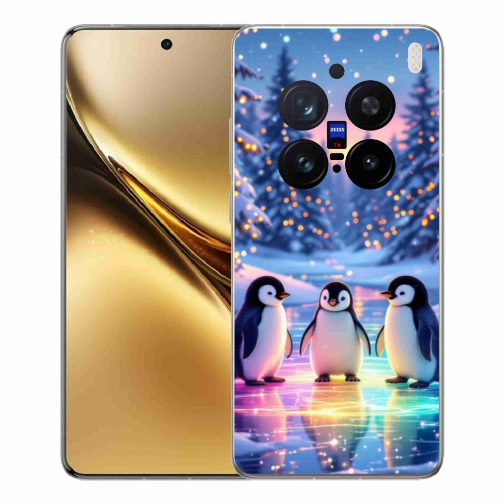 Gélový kryt mmCase na Vivo X200 Pre 5G - tučniaky