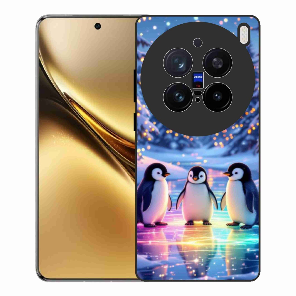 Gélový kryt mmCase na Vivo X200 Pre 5G - tučniaky