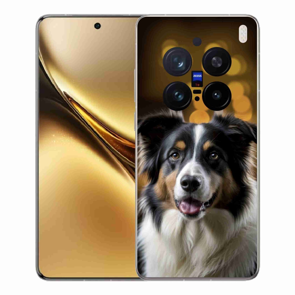 Gélový kryt mmCase na Vivo X200 Pro 5G - usmievavý austrálsky ovčiak