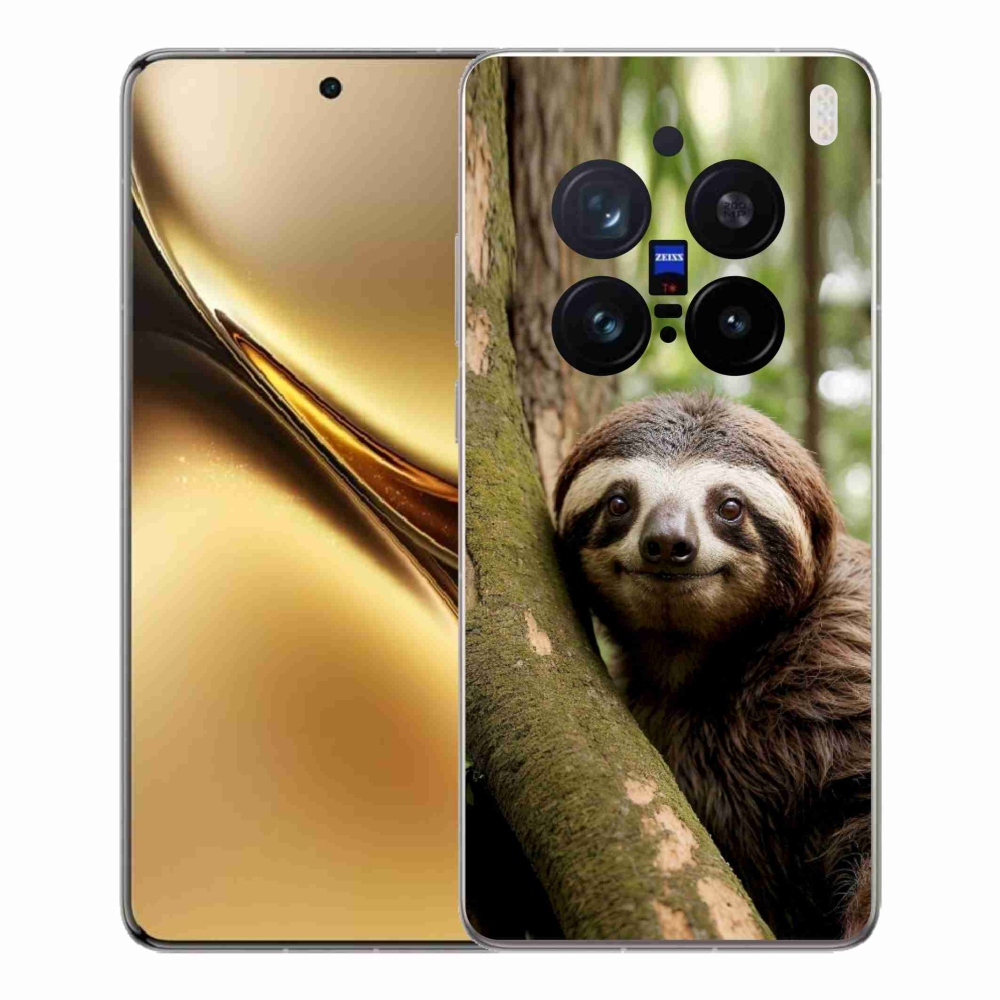 Gélový kryt mmCase na Vivo X200 Pro 5G - usmievavý leňochod