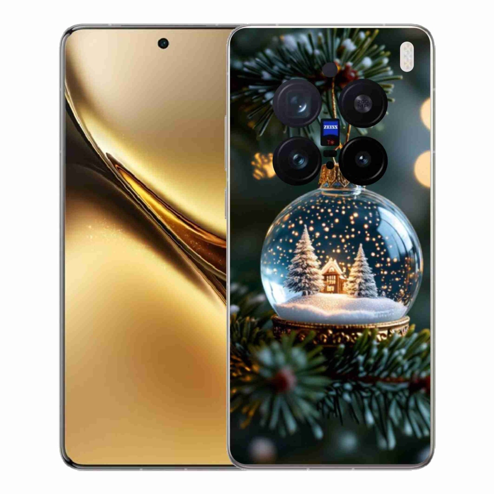 Gélový kryt mmCase na Vivo X200 Pre 5G - vianočné gule 2