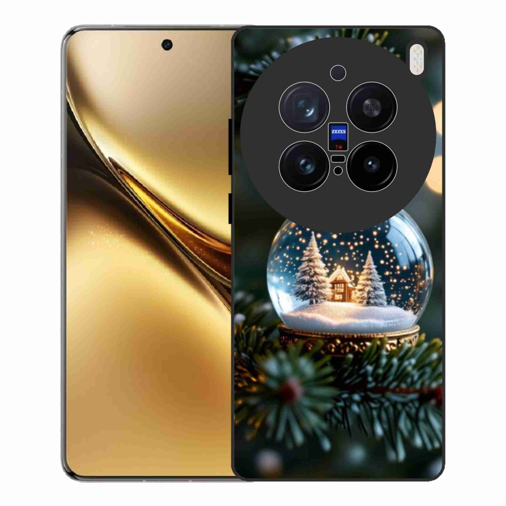 Gélový kryt mmCase na Vivo X200 Pre 5G - vianočné gule 2