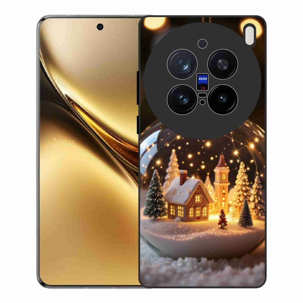 Gélový kryt mmCase na Vivo X200 Pro 5G - vianočné gule 3
