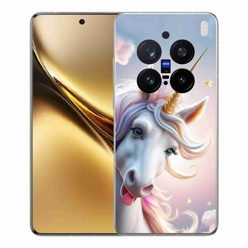Gélový kryt mmCase na Vivo X200 Pro 5G - veselý jednorožec