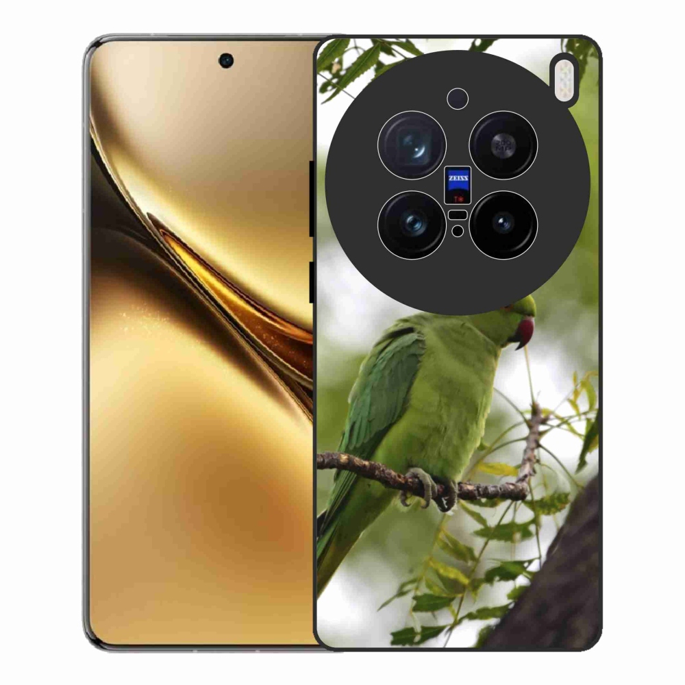 Gélový kryt mmCase na Vivo X200 Pro 5G - zelený papagáj