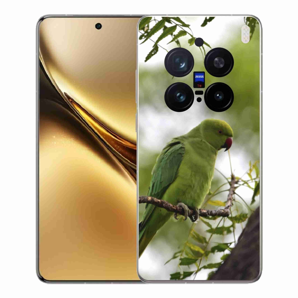 Gélový kryt mmCase na Vivo X200 Pro 5G - zelený papagáj