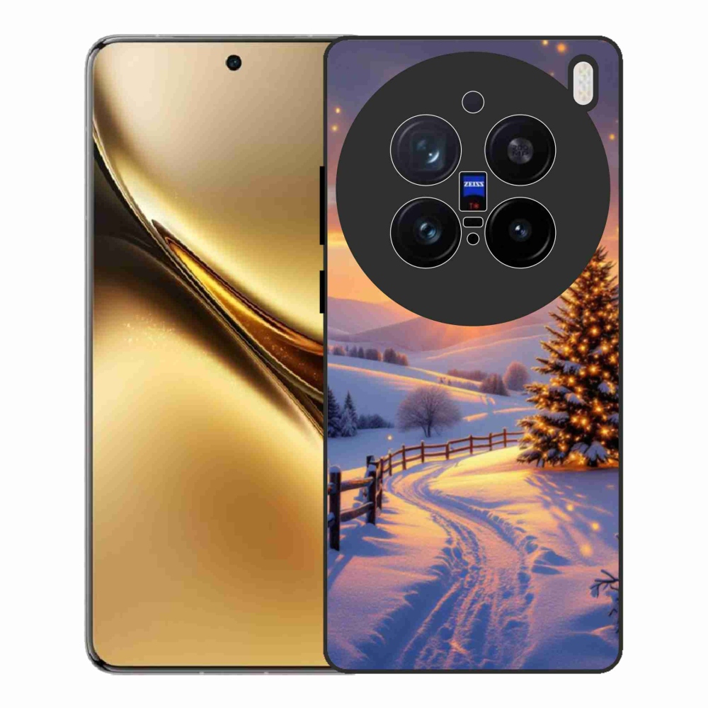 Gélový kryt mmCase na Vivo X200 Pre 5G - zimná krajina