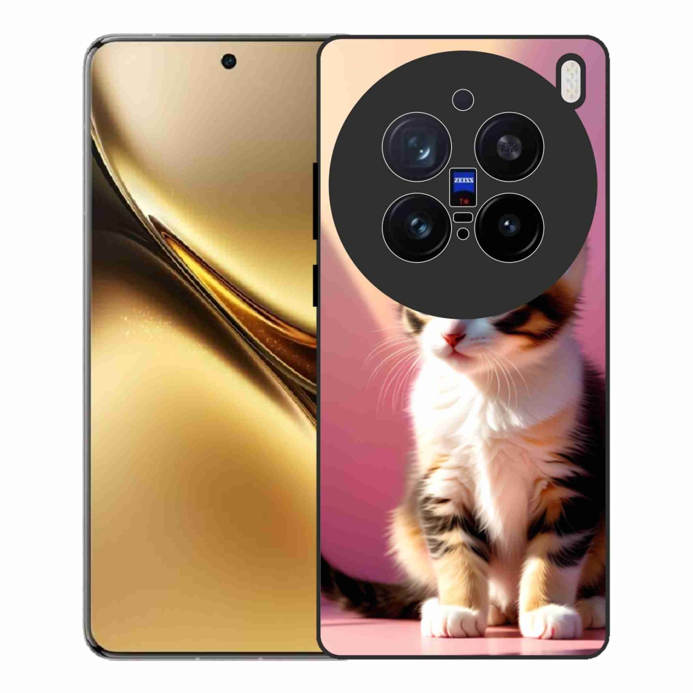 Gélový kryt mmCase na Vivo X200 Pro 5G - zvedavé mačiatko 2