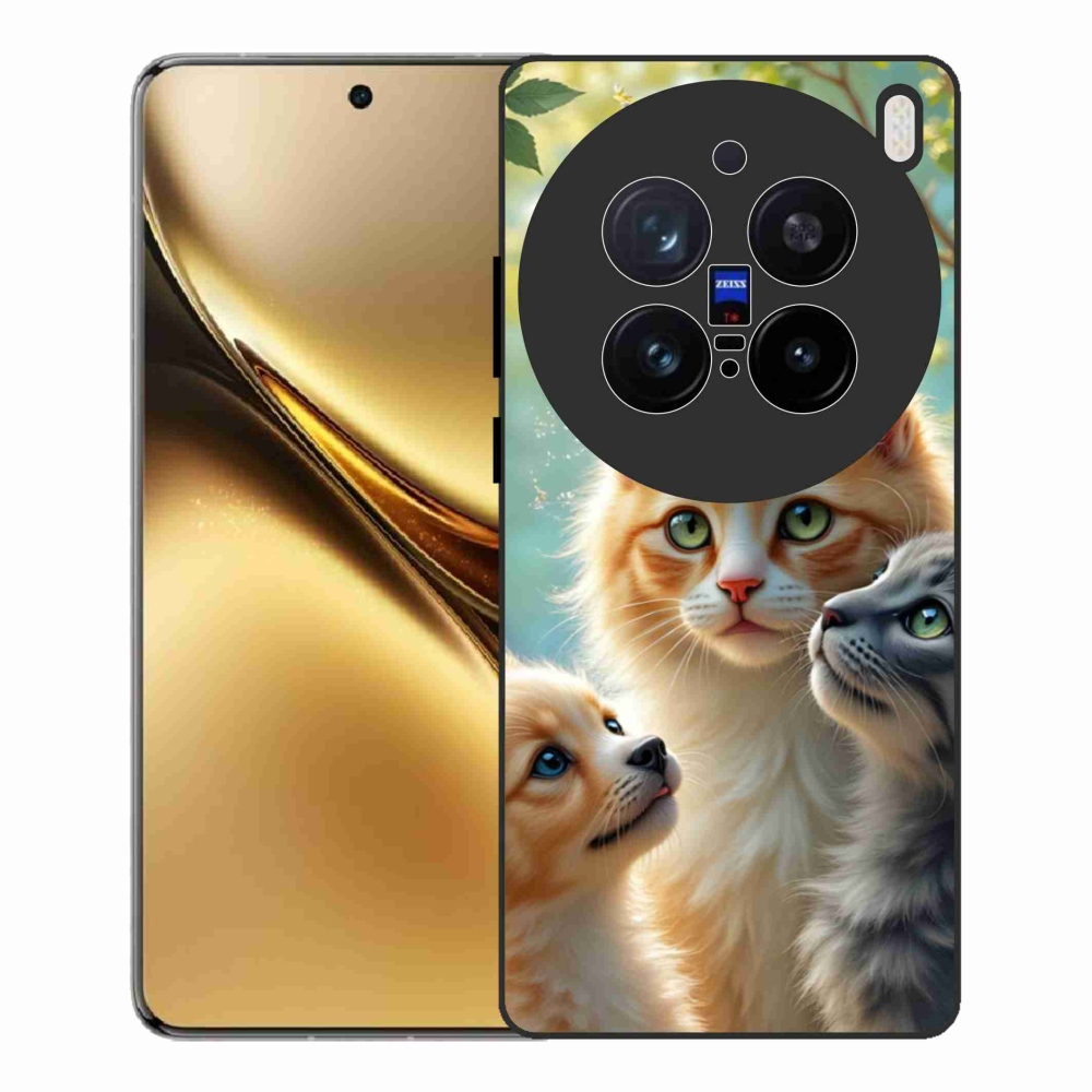 Gélový kryt mmCase na Vivo X200 Pro 5G - zvieracie priateľstvo 2