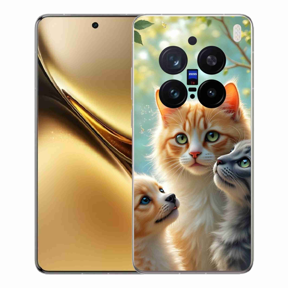 Gélový kryt mmCase na Vivo X200 Pro 5G - zvieracie priateľstvo 2
