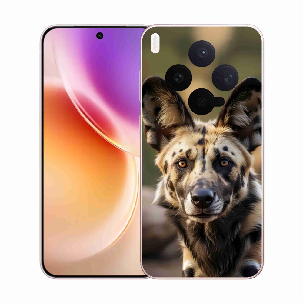Gélový kryt mmCase na Vivo X300 5G - africký divoký pes