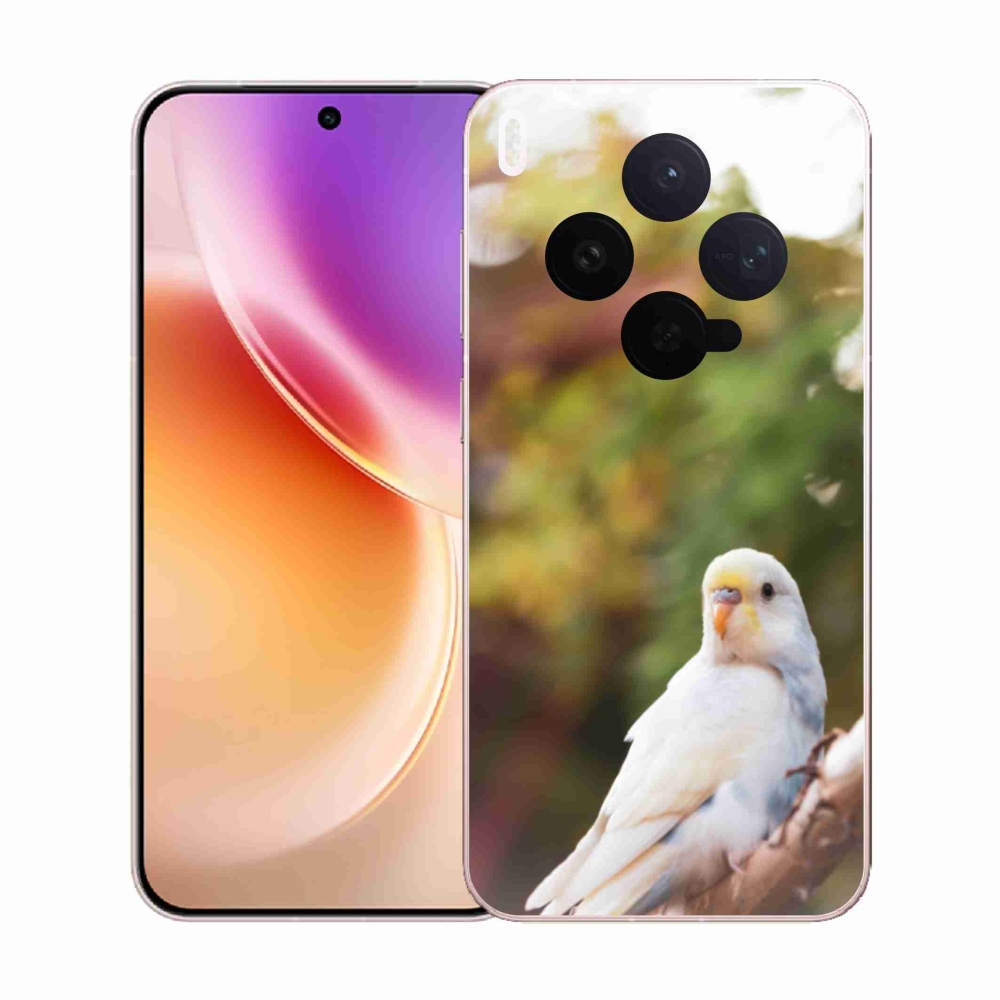 Gélový kryt mmCase na Vivo X300 5G - andulka biela