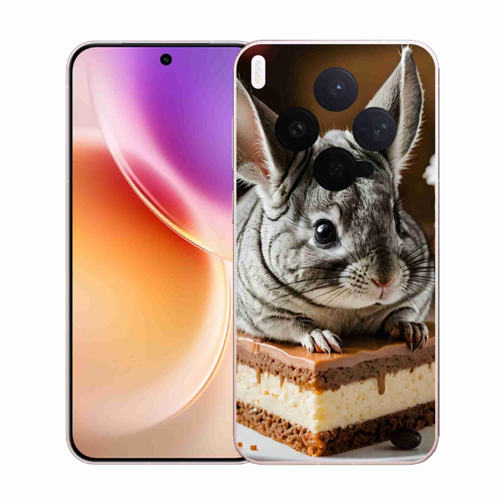 Gélový kryt mmCase na Vivo X300 5G - činčila