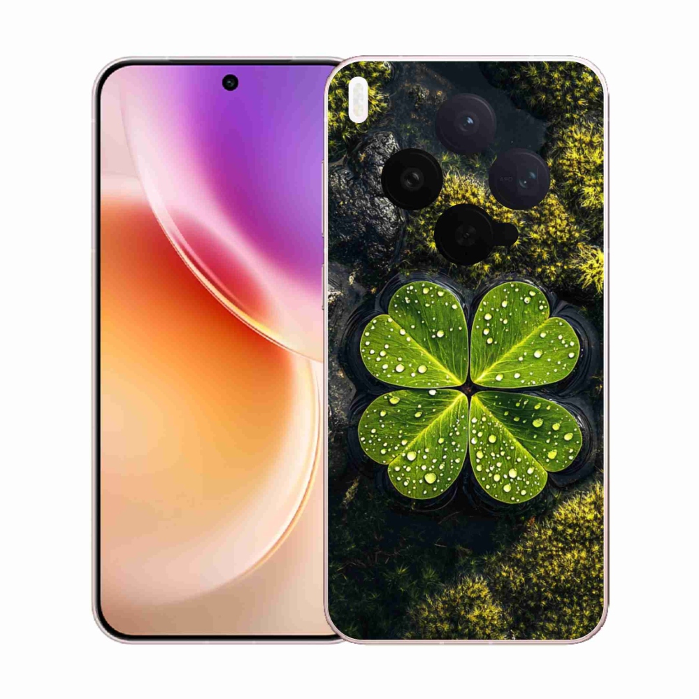 Gélový kryt mmCase na Vivo X300 5G - štvorlístok