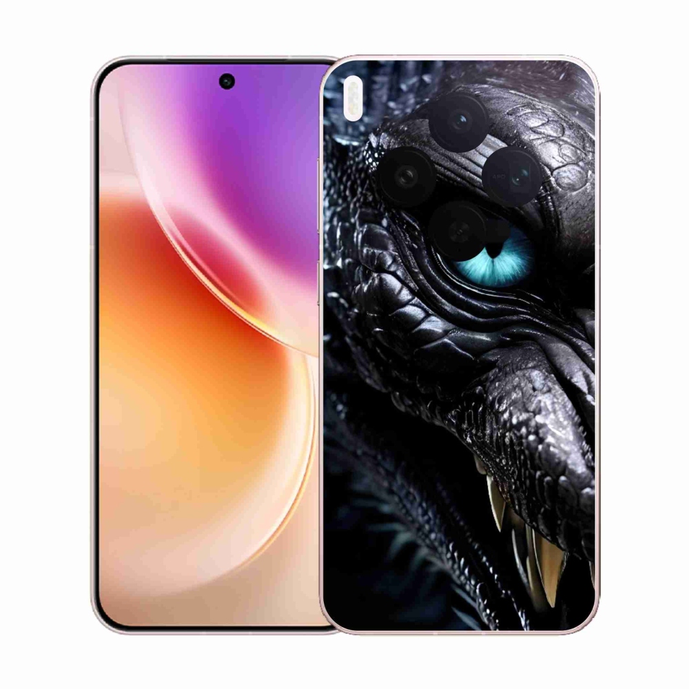 Gélový kryt mmCase na Vivo X300 5G - dračí pohľad