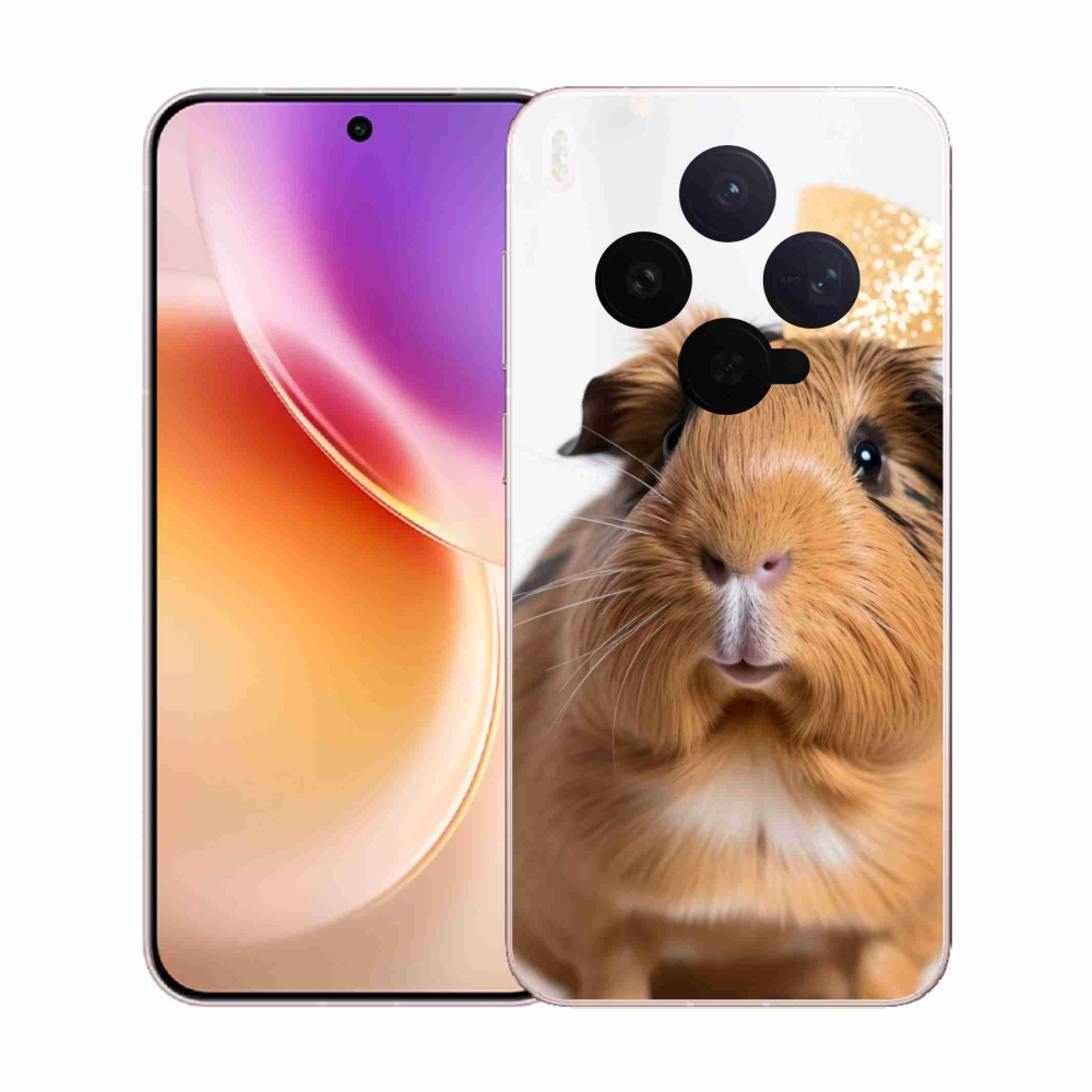 Gélový kryt mmCase na Vivo X300 5G - hnedé morča