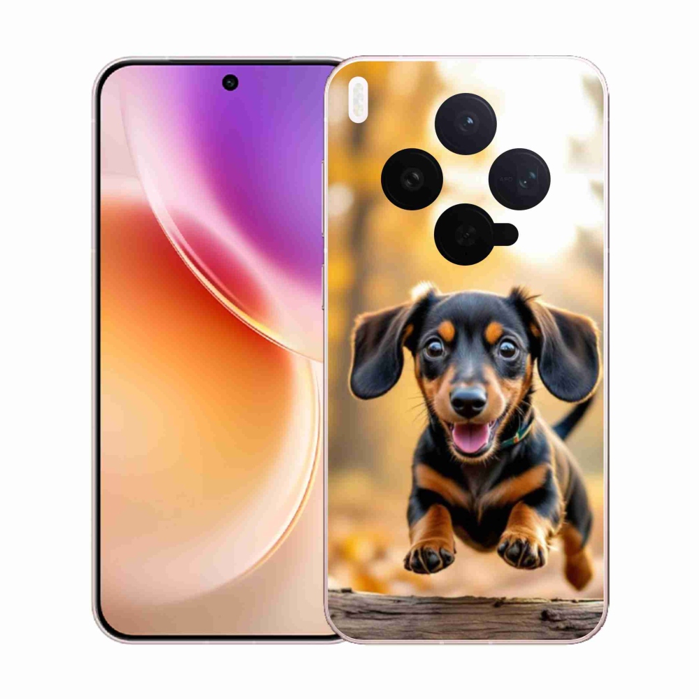 Gélový kryt mmCase na Vivo X300 5G - jazvečík 2