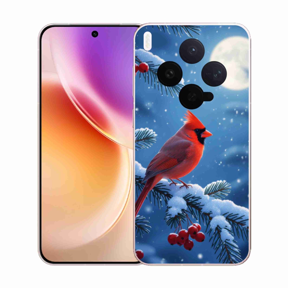 Gélový kryt mmCase na Vivo X300 5G - kardinál červený