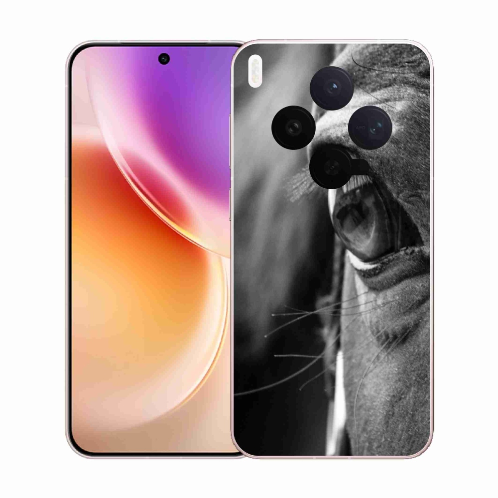 Gélový kryt mmCase na Vivo X300 5G - konský pohľad