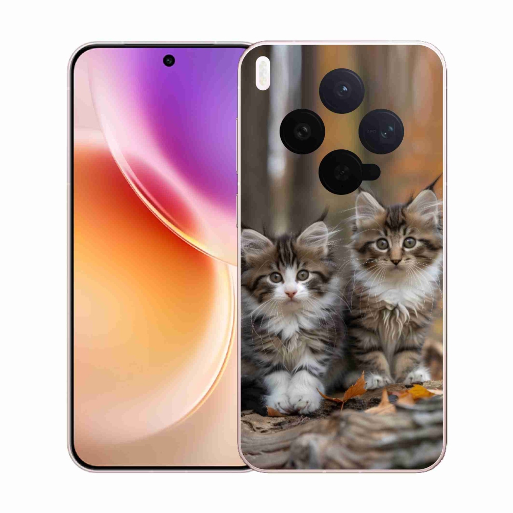 Gélový kryt mmCase na Vivo X300 5G - mačacie duo 3