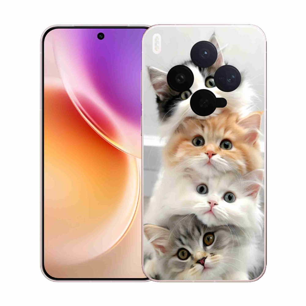 Gélový kryt mmCase na Vivo X300 5G - mačacia partia