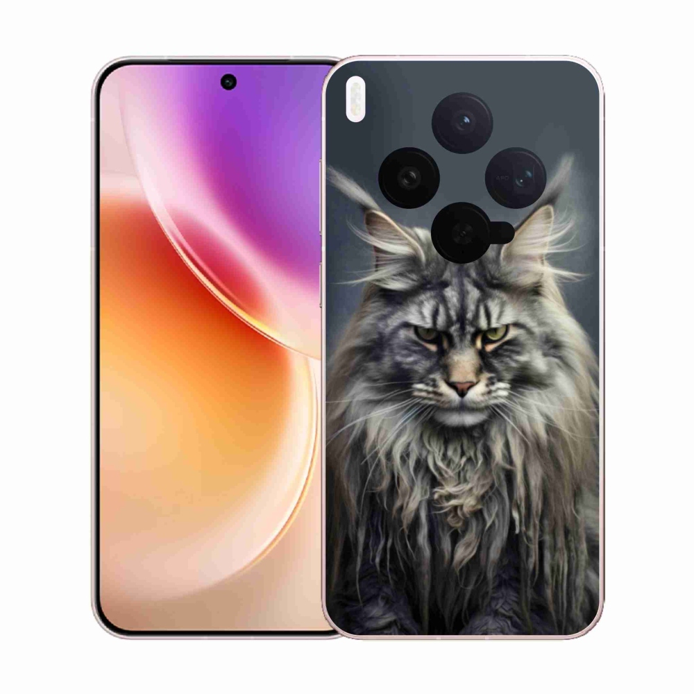 Gélový kryt mmCase na Vivo X300 5G - mačacie pohľad 4