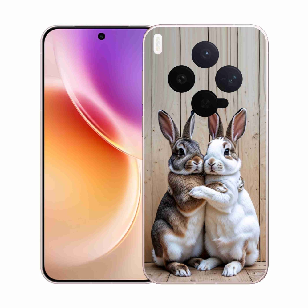 Gélový kryt mmCase na Vivo X300 5G - králičie pár