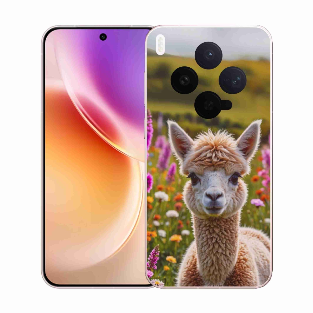 Gélový kryt mmCase na Vivo X300 5G - lama na lúke